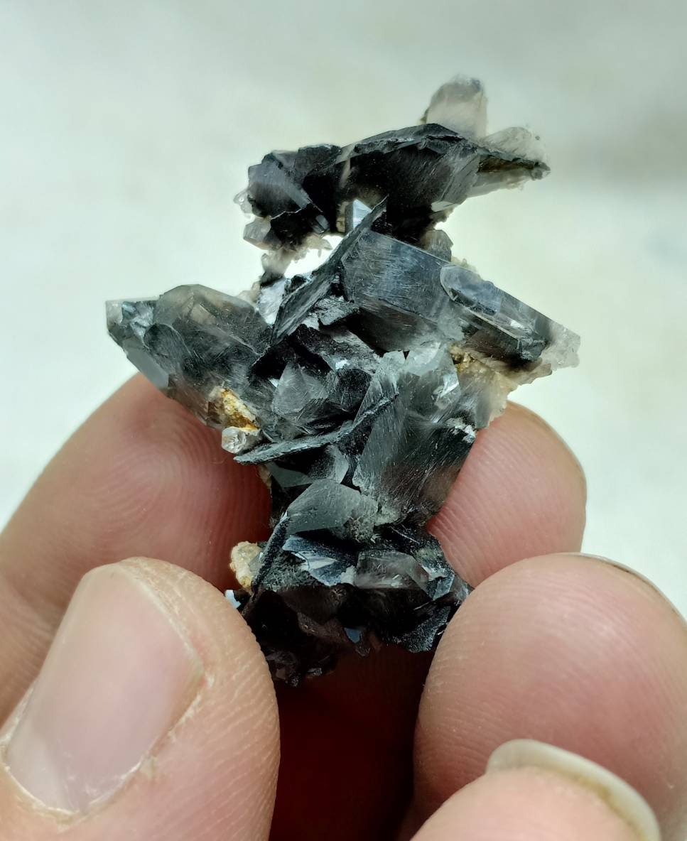 Brookite Quartz Crystals thumbnail cluster 6 grams
