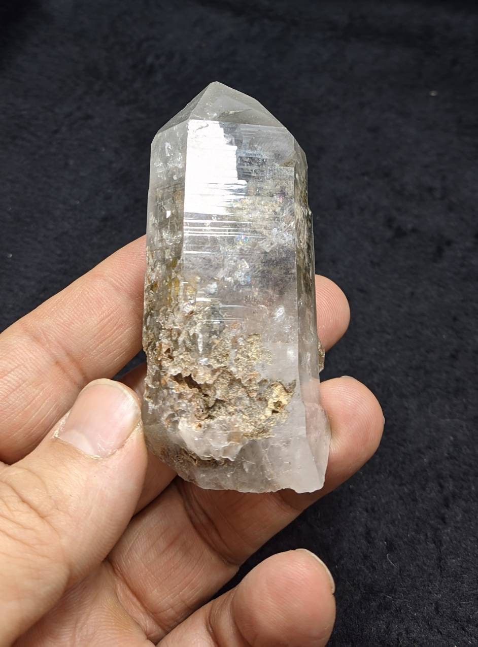 Chlorite Quartz crystal 116 gram