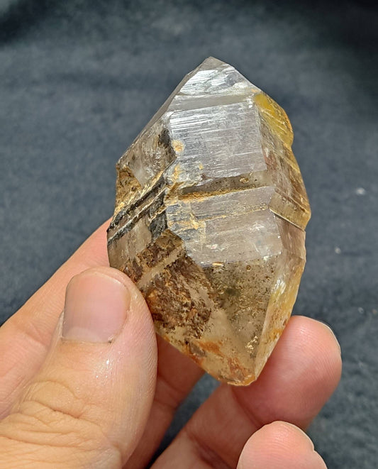 Double terminated Quartz Crystal with inclusions 112 grams