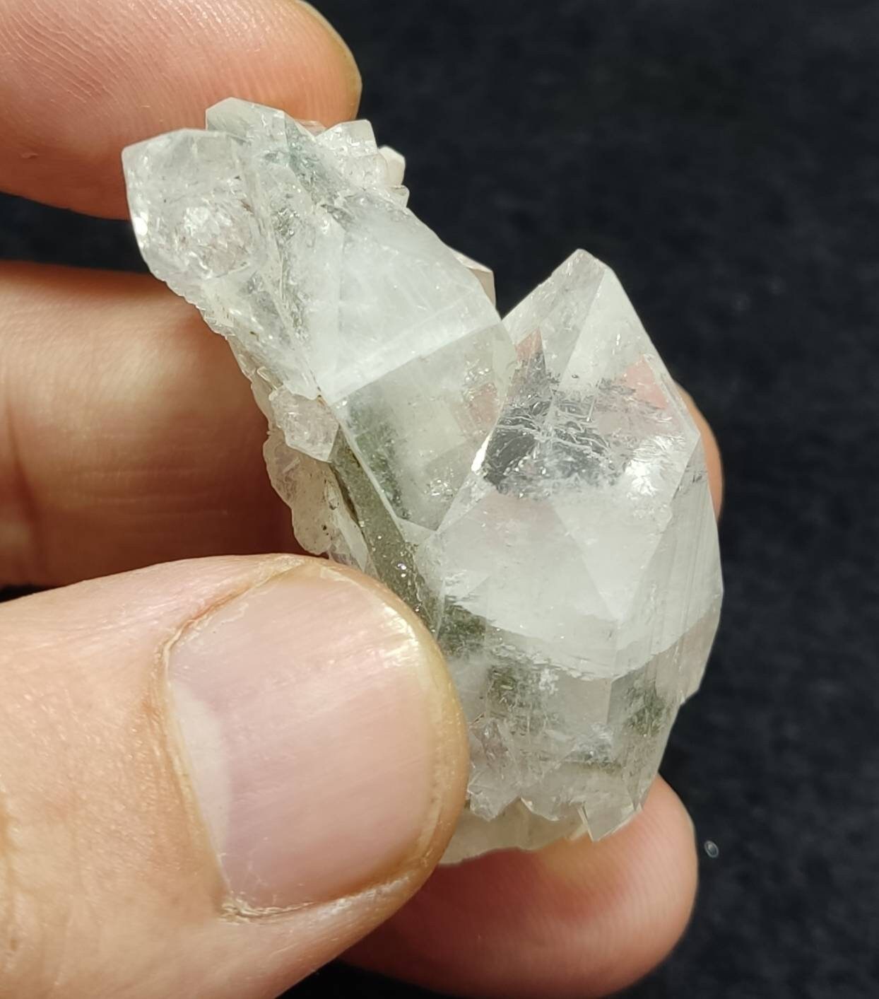 Apophyllite with associated stilbite and chalcedony 25 grams