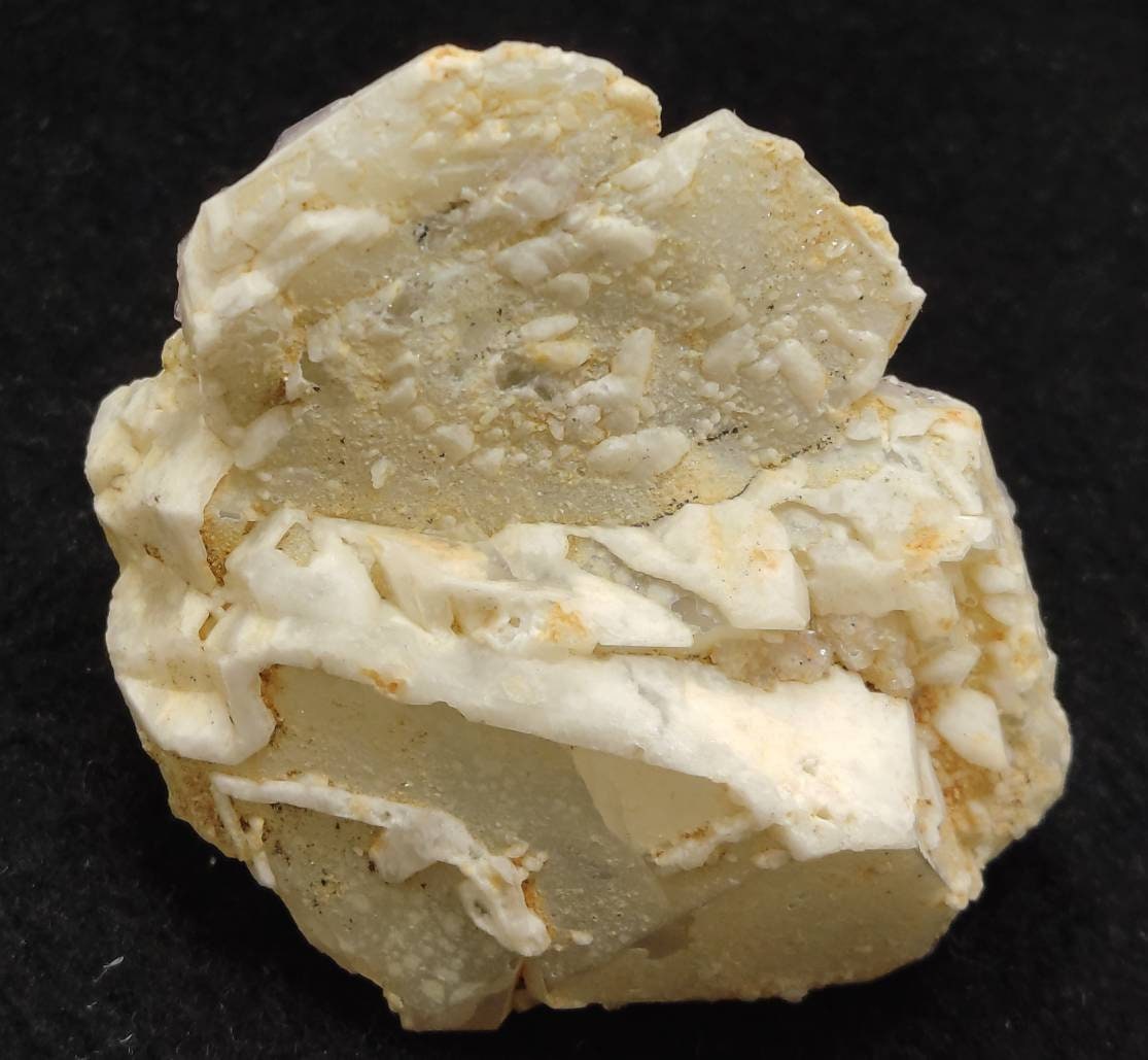 An amazing specimen of purple Apatite crystals on matrix with quartz 70 grams