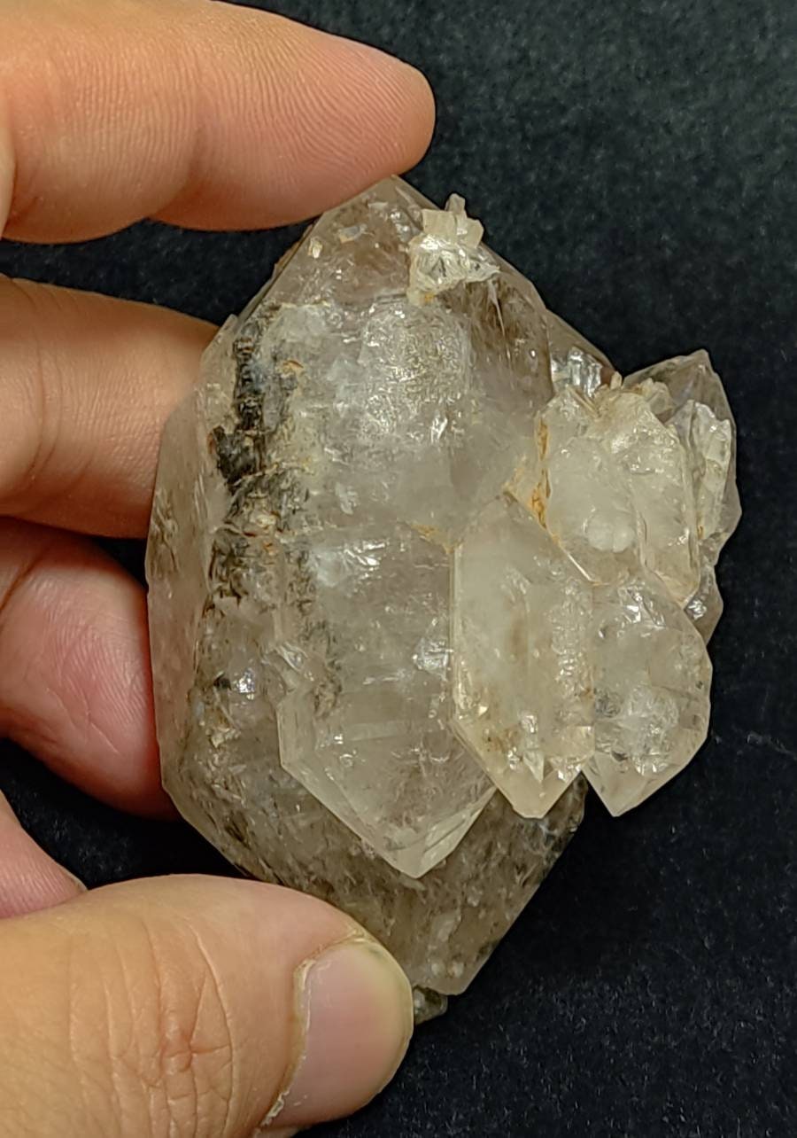 An amazing Beautiful specimen of double terminated Elestial Quartz Crystal 146 grams