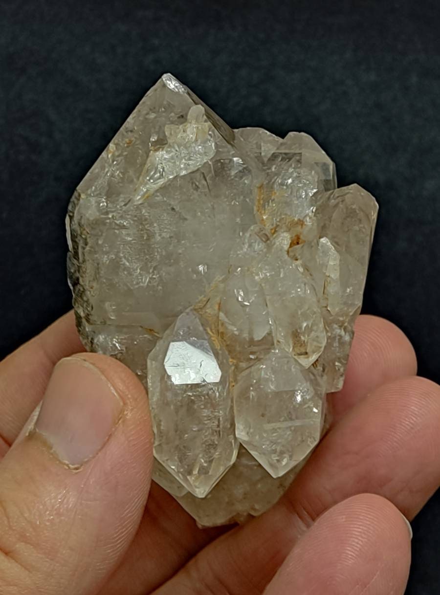 An amazing Beautiful specimen of double terminated Elestial Quartz Crystal 146 grams