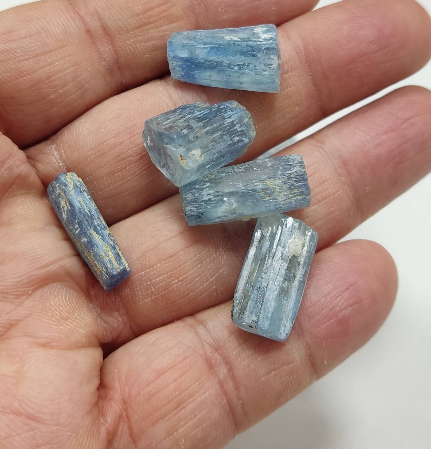 Aquamarine crystals lot 73 grams