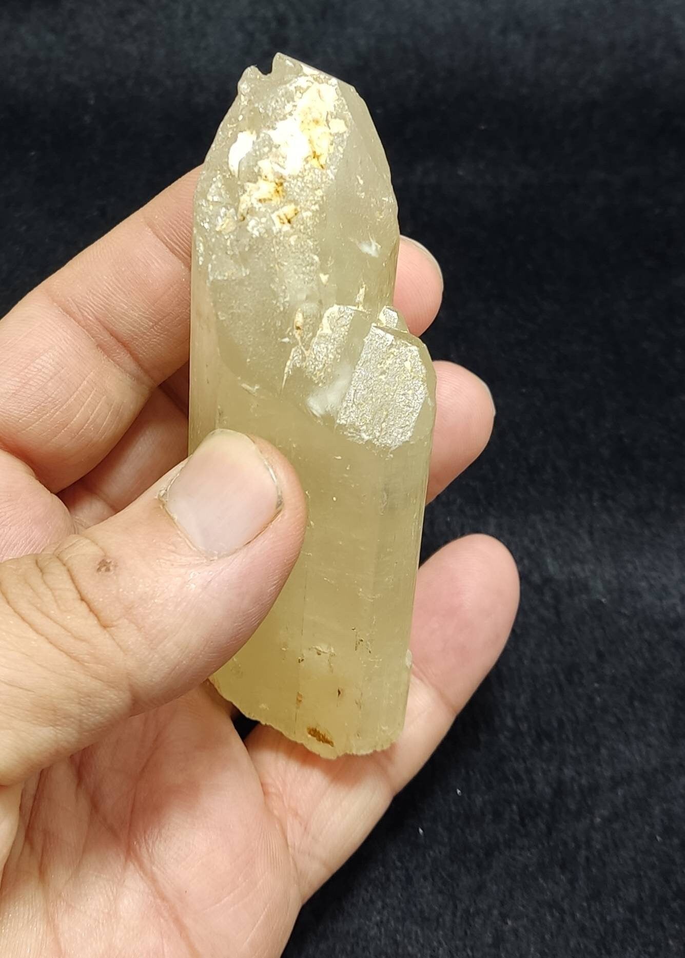 Double terminated spodumene crystal 220 grams