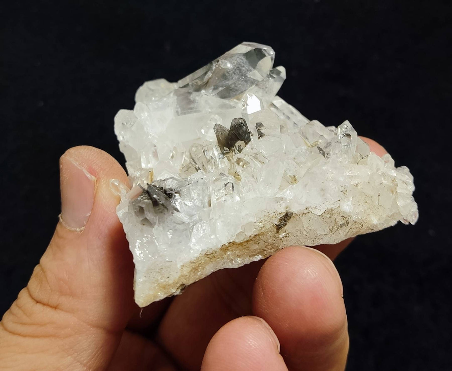 Terminated brookite Quartz Crystals specimen 62 grams