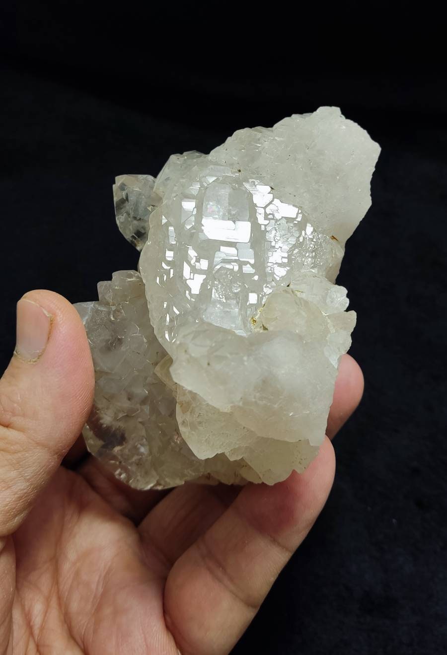 Elestial Quartz Crystal 425 grams