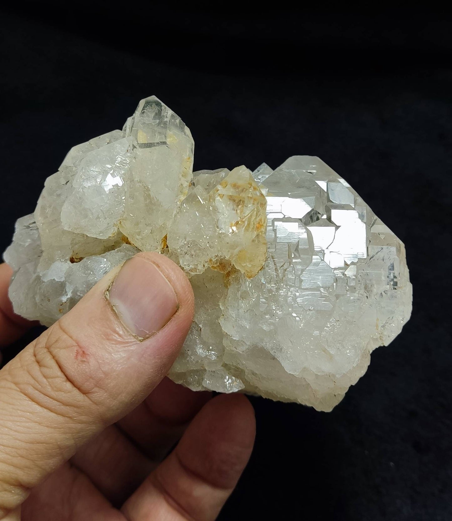 Elestial Quartz Crystal 425 grams