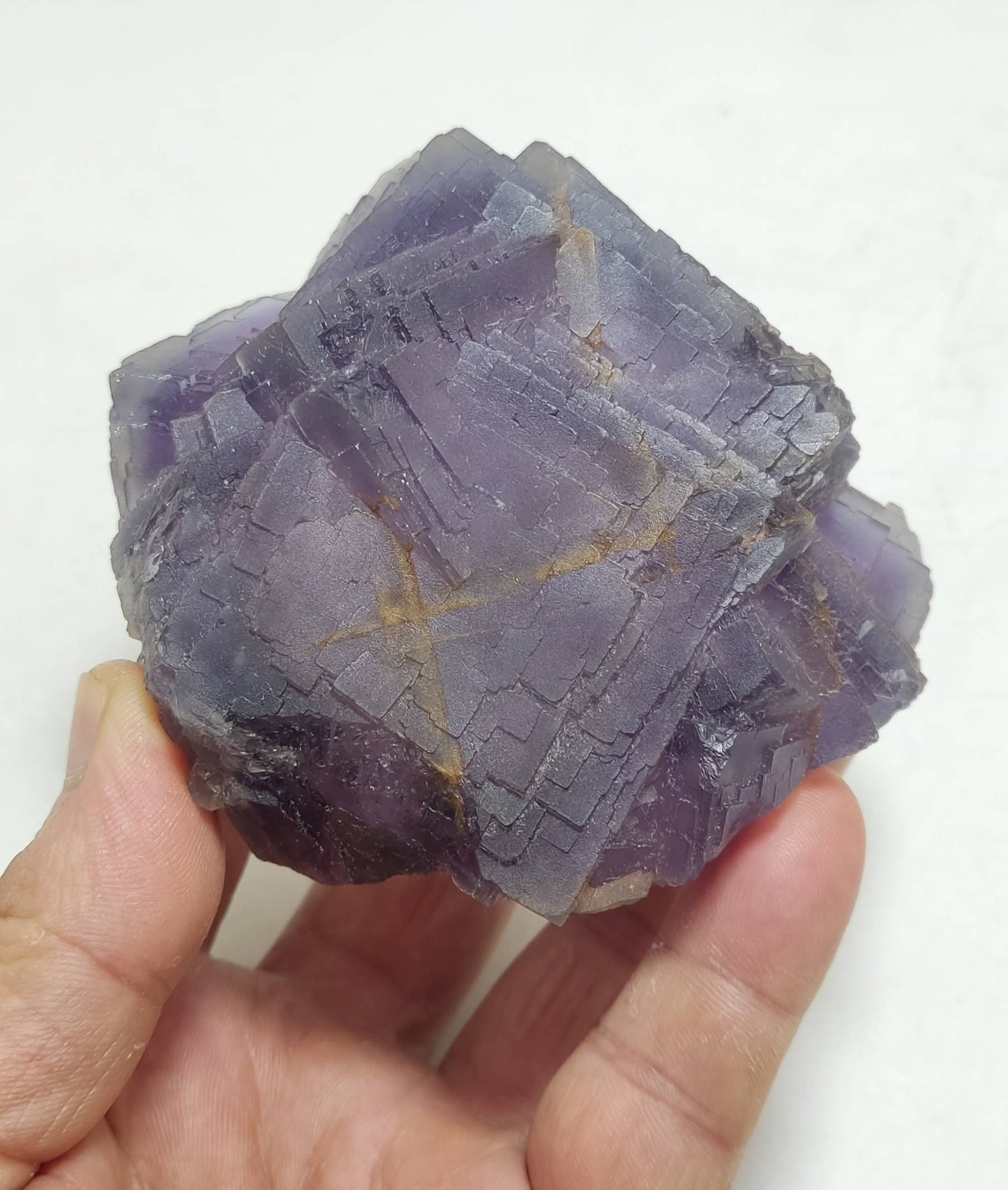 An amazing Single natural purple Fluorite 650 grams