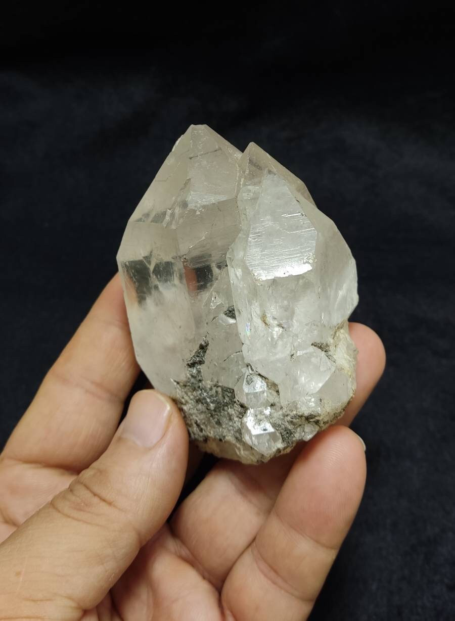 An amazing Beautiful specimen of Elestial Quartz Crystal 261 grams