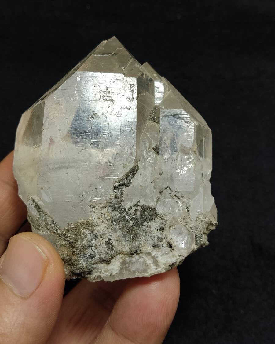 An amazing Beautiful specimen of Elestial Quartz Crystal 261 grams