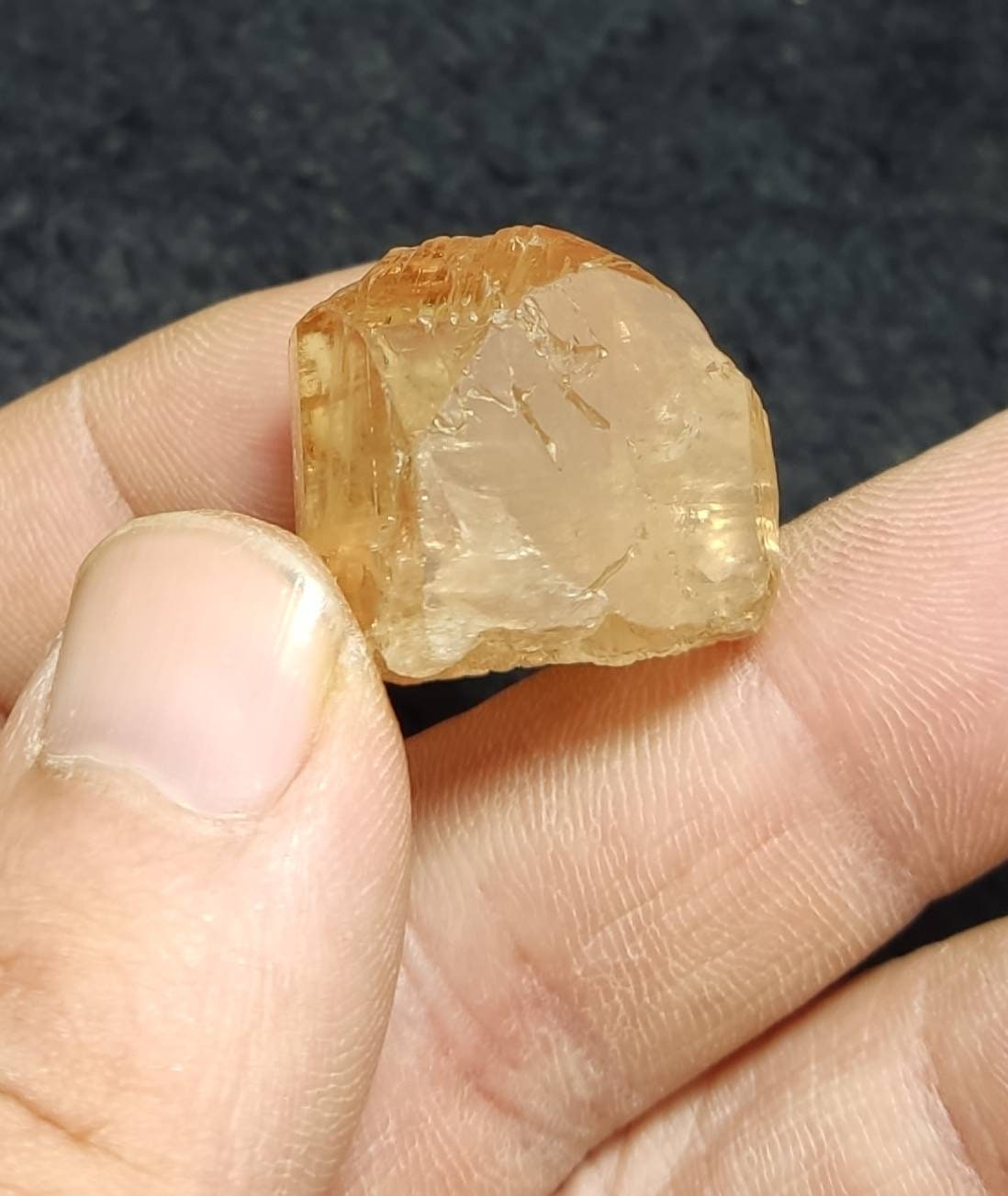 Natural terminated Topaz crystal 23 grams