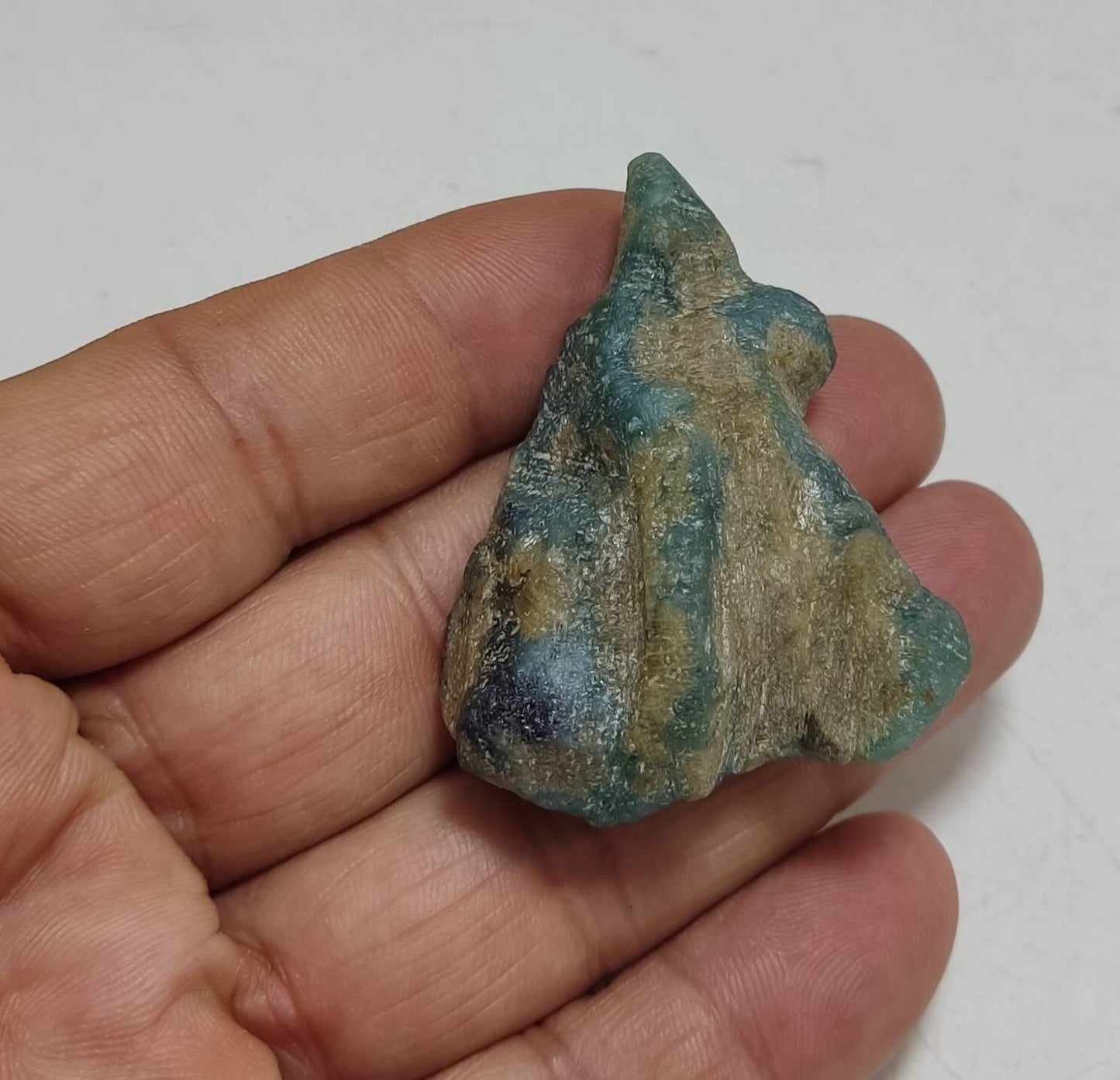 rare Grandidierite rough piece good color 36 grams