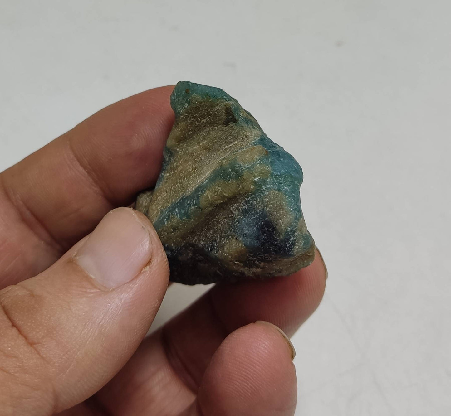 rare Grandidierite rough piece good color 36 grams