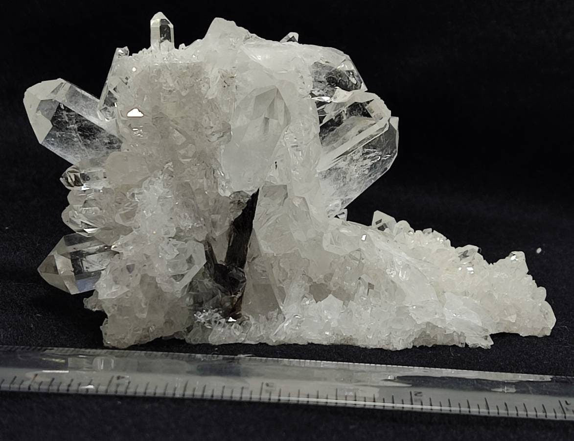 Single beautiful high lusterous Quartz Crystals with brookite on matrix 244 grams