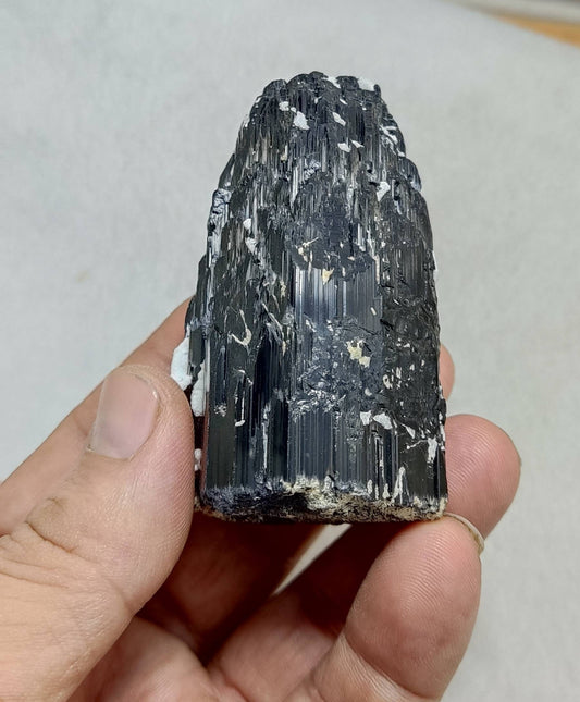 Natural black Tourmaline crystal 196 grams