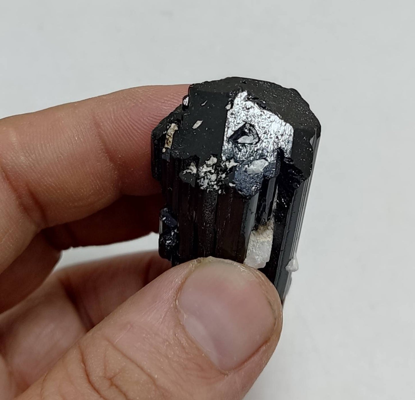 An Aesthetic Natural black Tourmaline crystal 55 grams