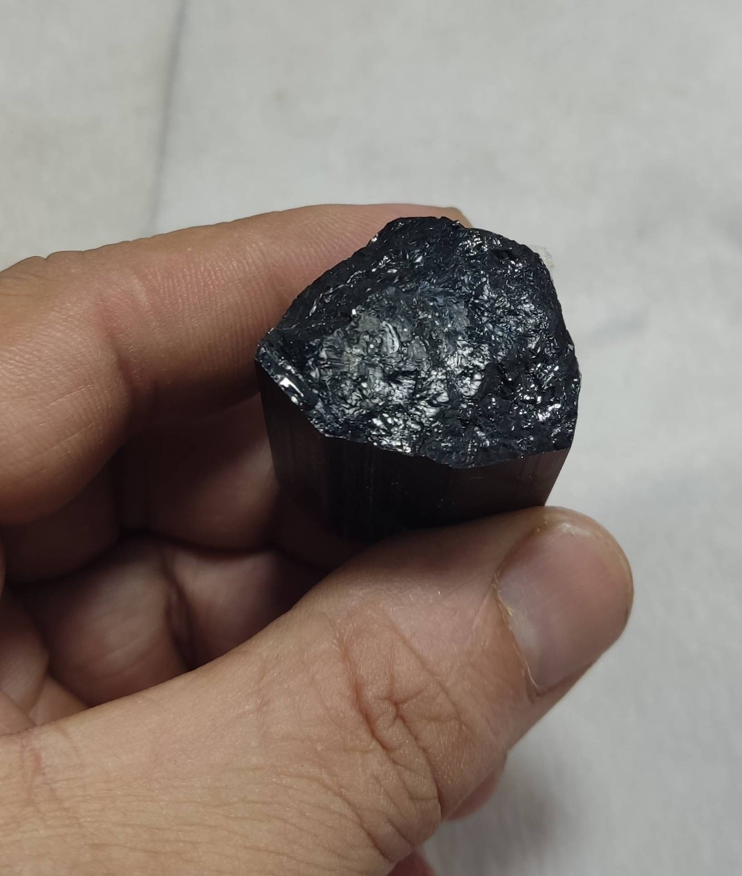 An Amazing terminated Natural schorl crystal 69 grams