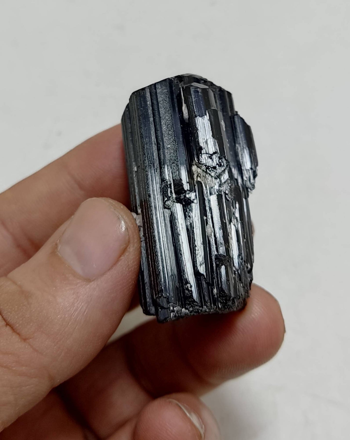 An Aesthetic Natural black Tourmaline crystal 55 grams