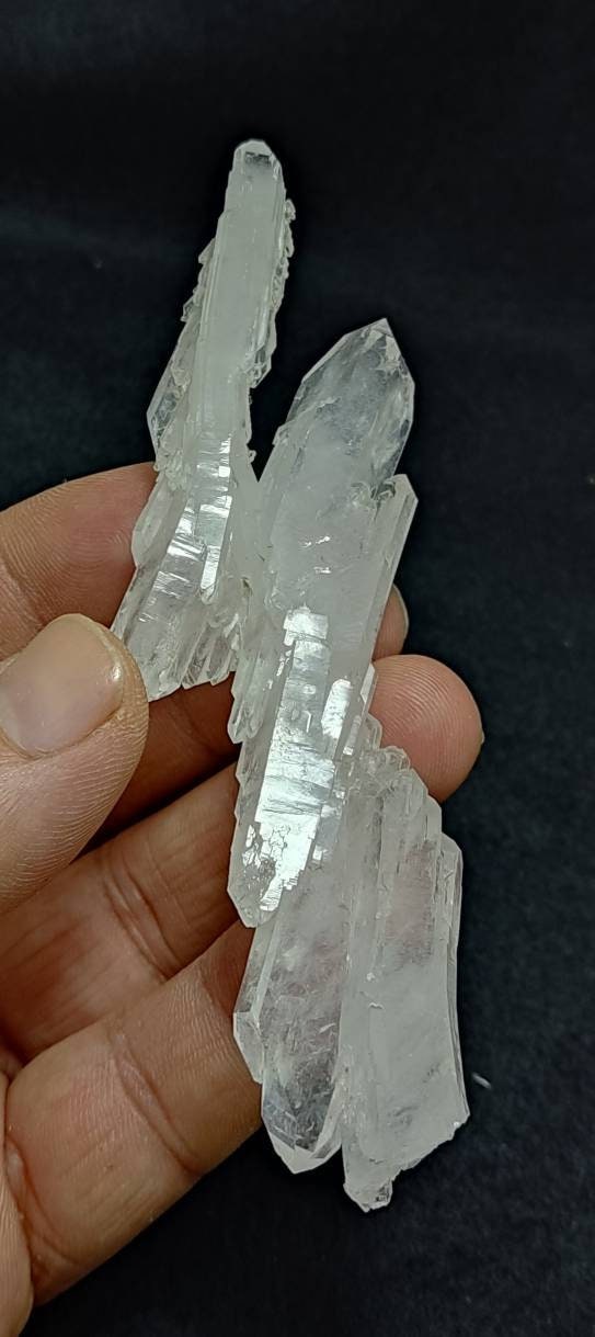 Clear faden quartz crystal 43 grams