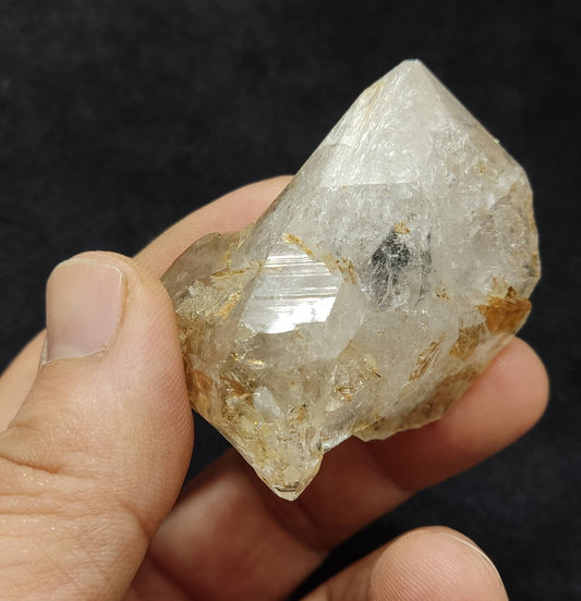 An amazing terminated fenster Quartz Crystal 74 grams