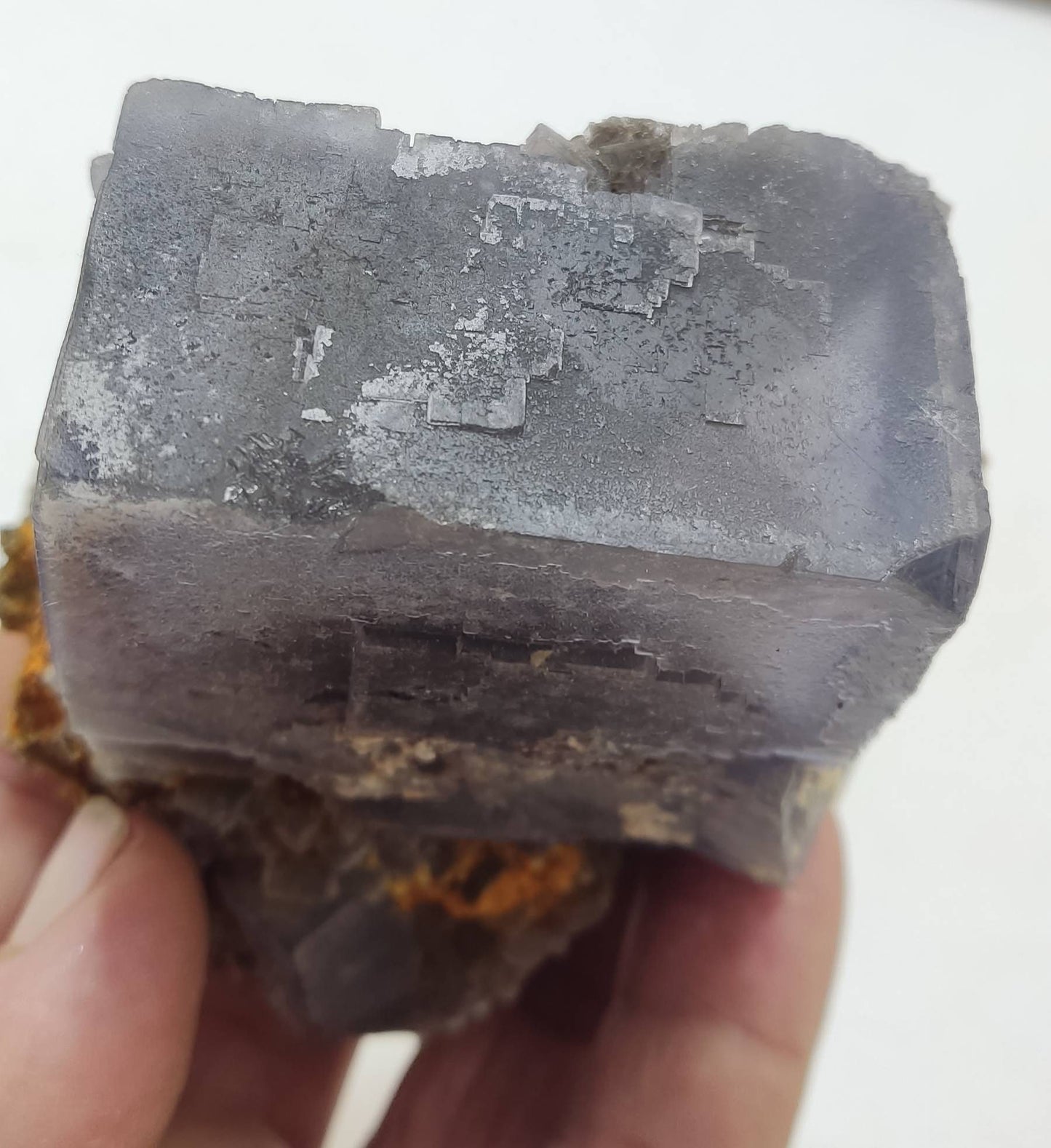 An amazing cubic specimen of Fluorite 435 grams