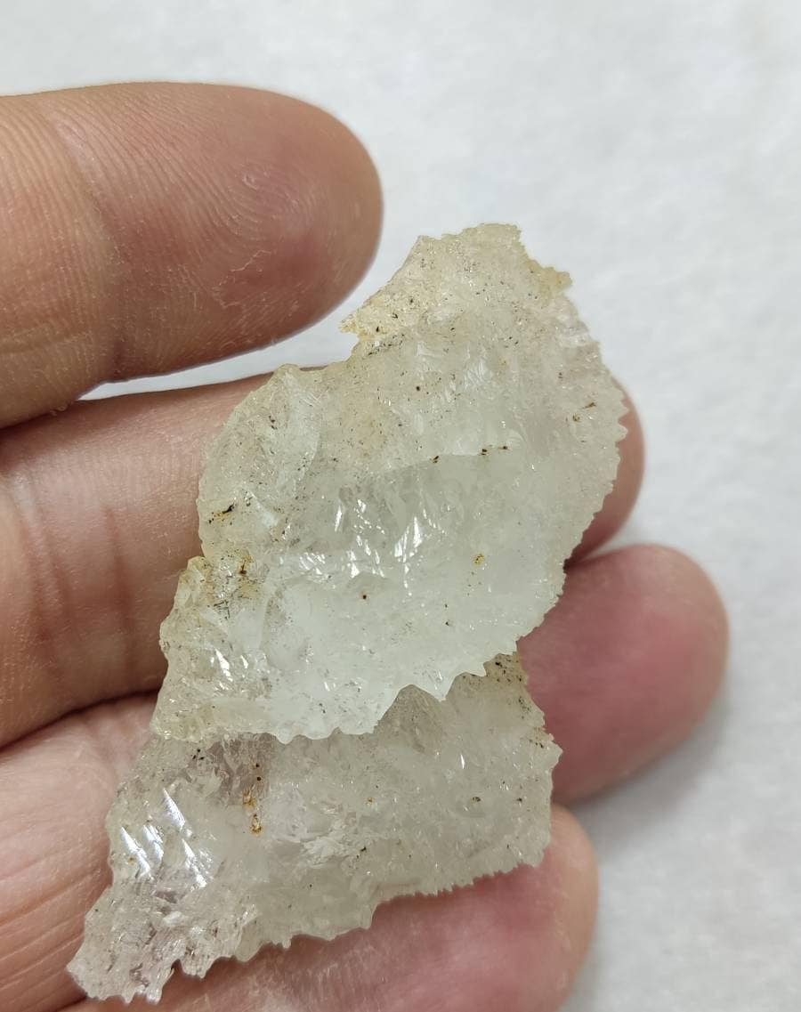 Fully etched Aquamarine floater Crystal 22 grams