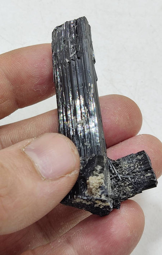 An Amazing terminated Natural schorl crystal 34 grams
