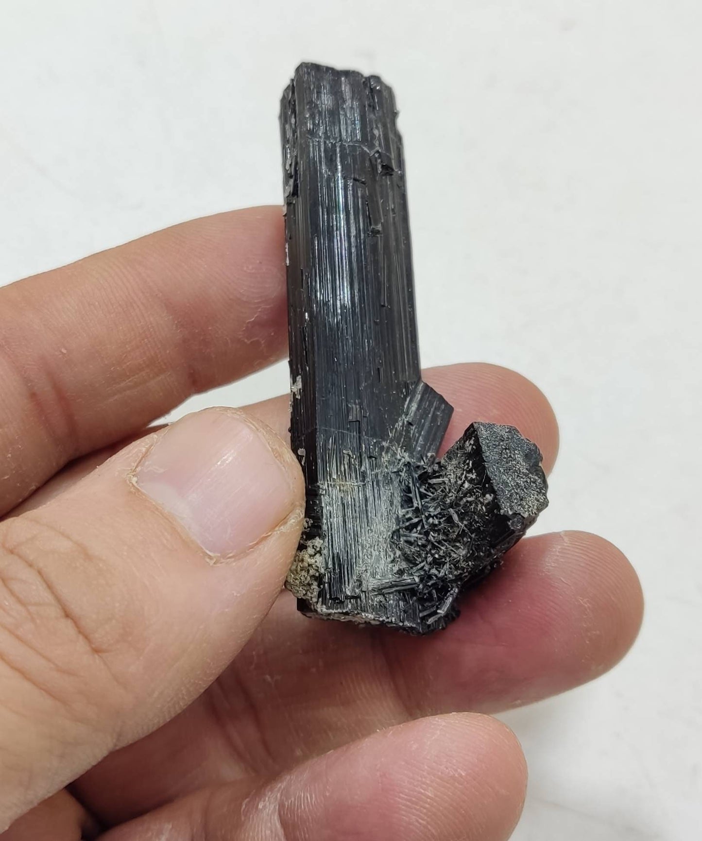 An Amazing terminated Natural schorl crystal 34 grams