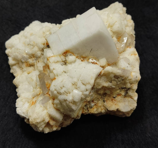 Feldspar crystal with albite and quartz on matrix 300 grams