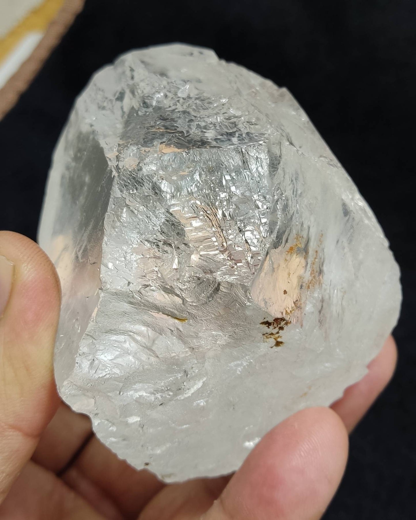 An amazing high grade very clear specimen of terminated Quartz Crystal 460 grams