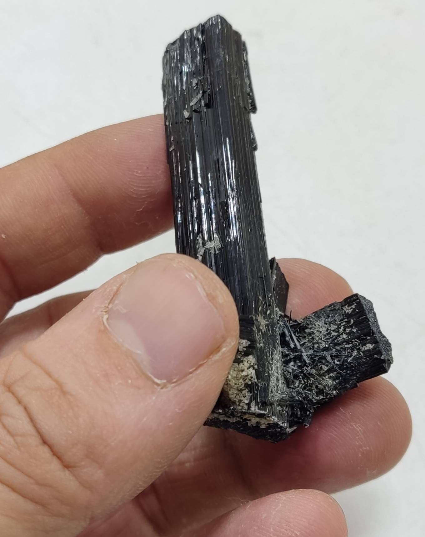 An Amazing terminated Natural schorl crystal 34 grams