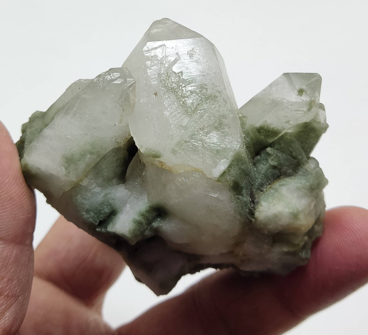 Chlorite Quartz cluster 179 grams