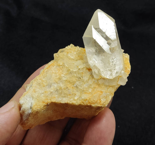 clear Quartz Crystal on matrix 184 grams