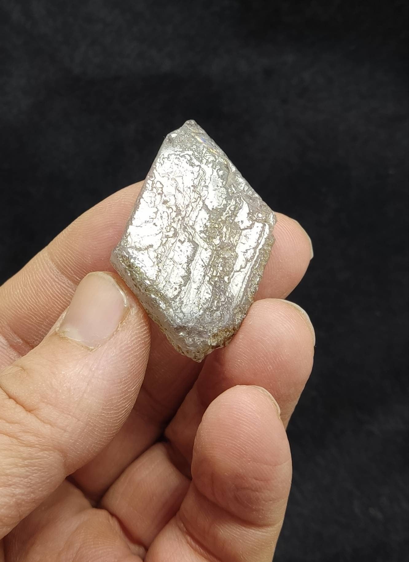 An amazing crystal of very light purple color Apatite crystal 22 grams