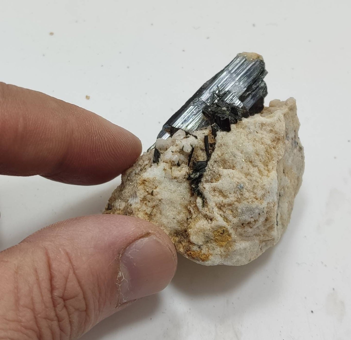 Aegirine crystal specimen on matrix 63 grams
