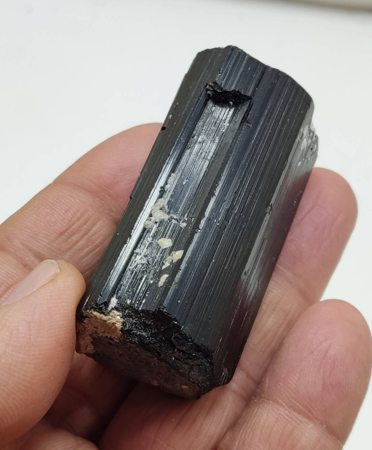 Natural schorl crystal 112 grams