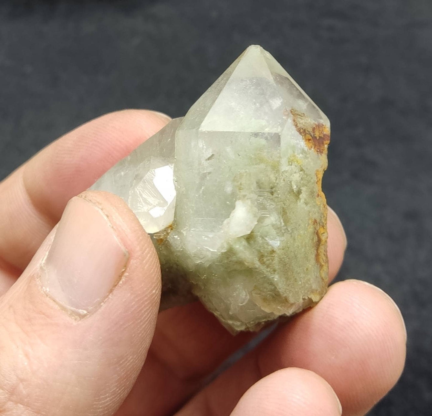 Natural Chlorite Quartz crystal 51 grams