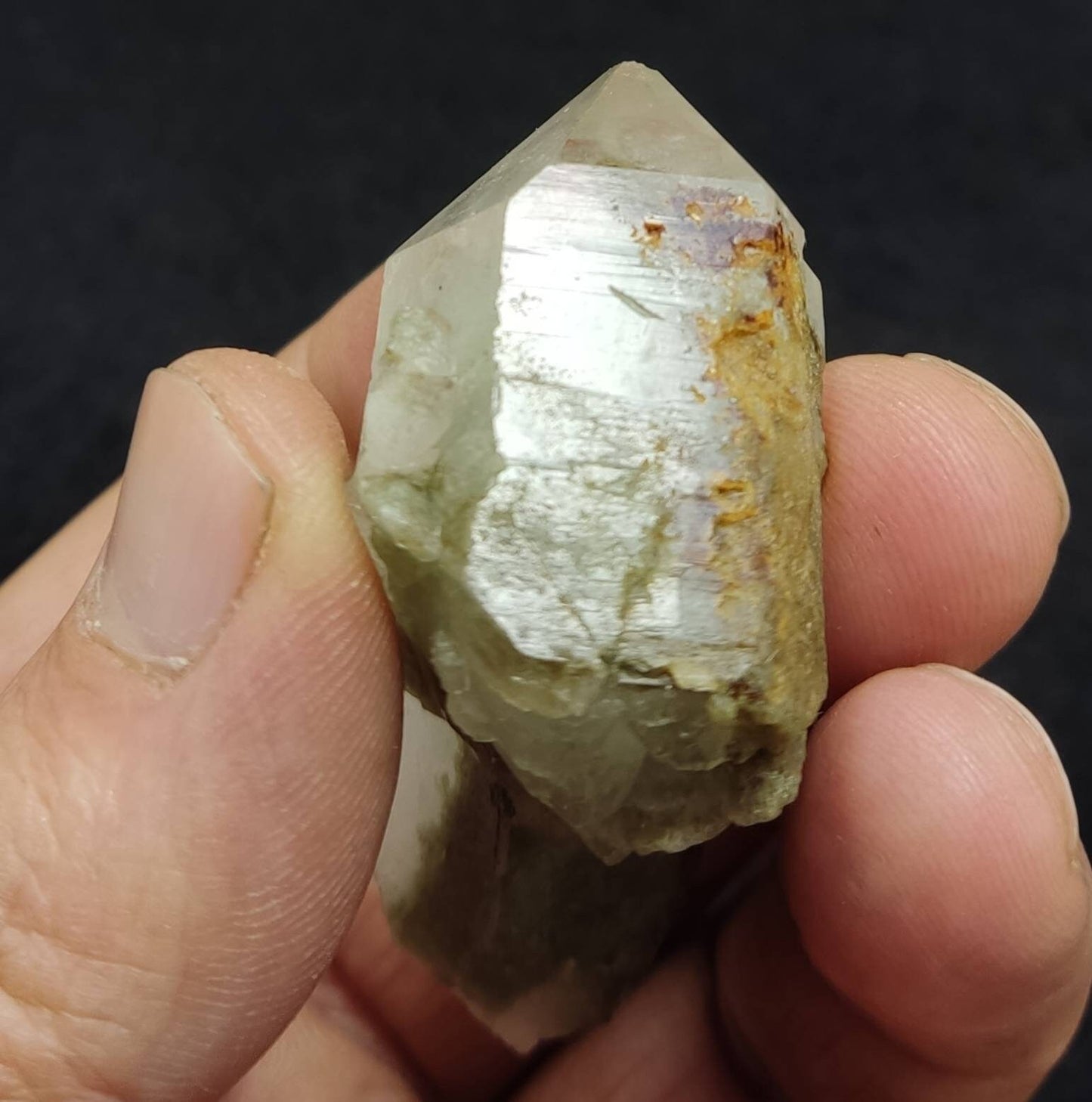 Natural Chlorite Quartz crystal 51 grams