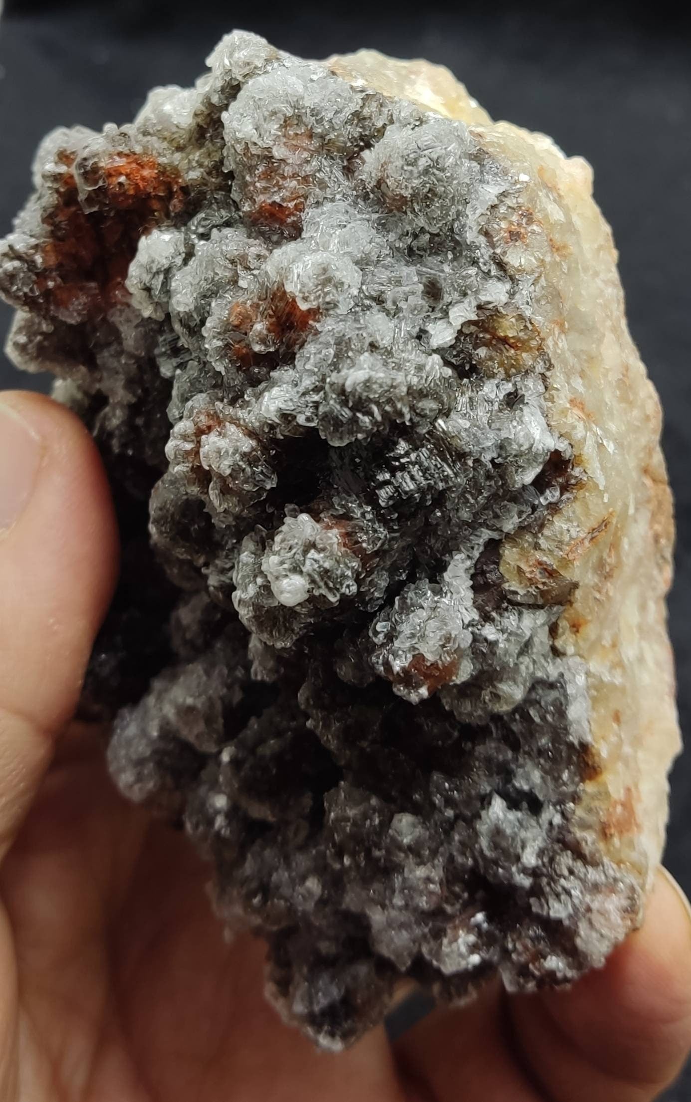Calcite crystals on matrix 340 grams