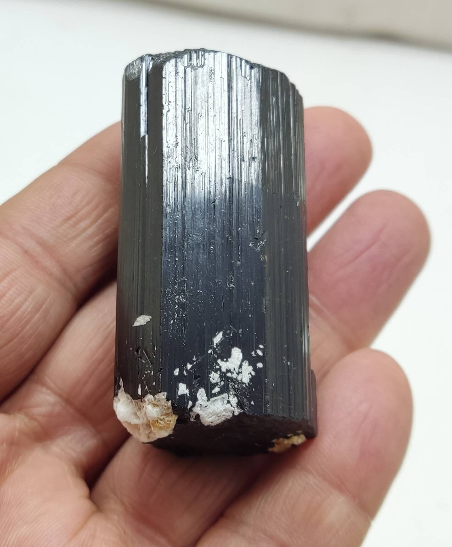 Natural schorl crystal 112 grams