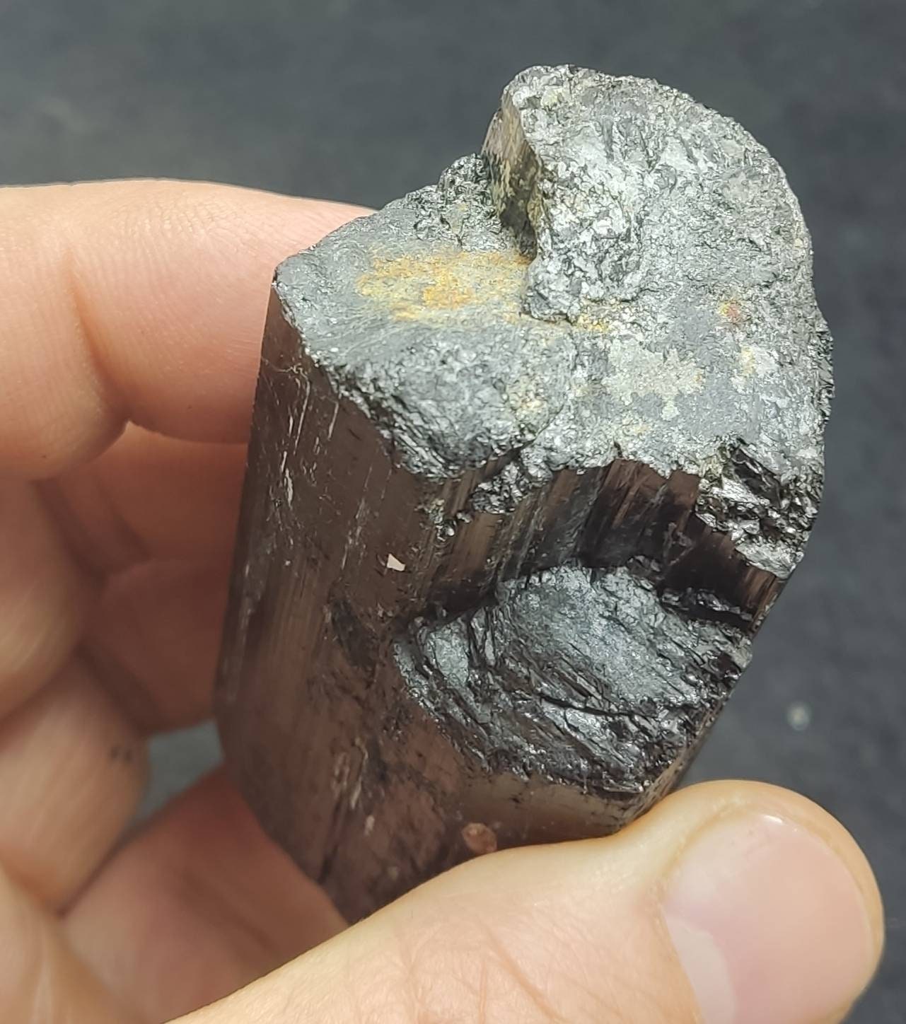 An Aesthetic Natural black Tourmaline crystal 169 grams