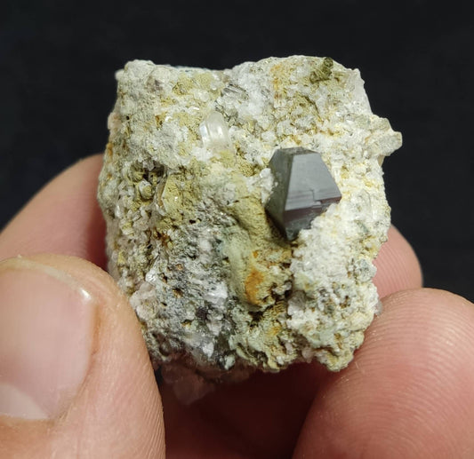 Anatase Crystal with chlorite quartz on matrix 29 grams