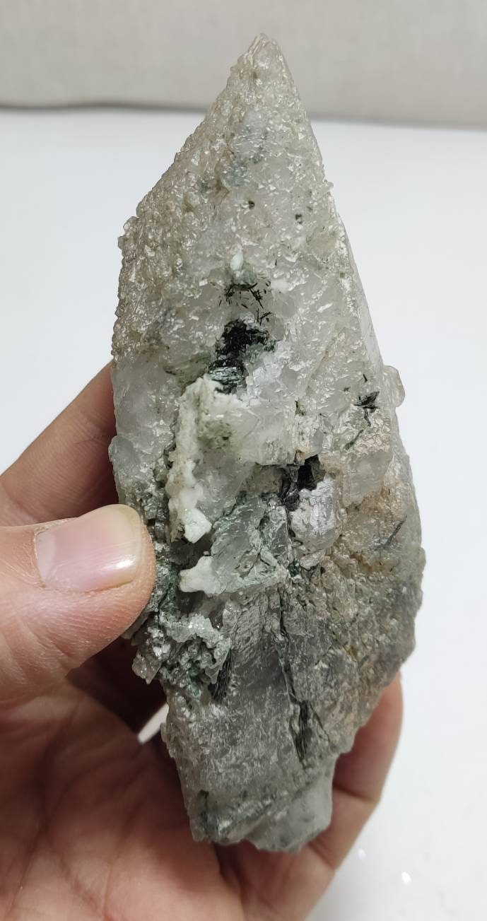 An Aesthetic Natural beautifully terminated Chlorite Quartz crystal 257 grams
