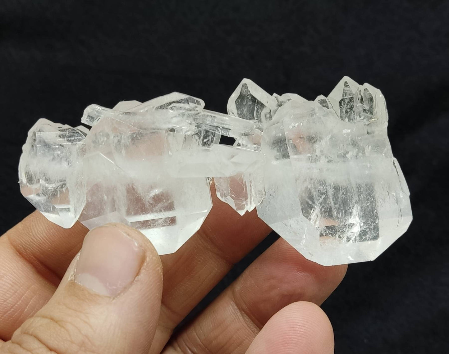 Clear faden quartz crystal 54 grams