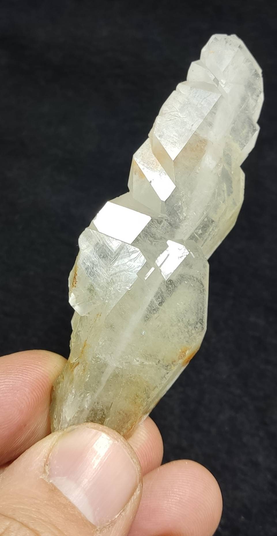 Faden quartz crystal with chlorite inclusions 52 grams
