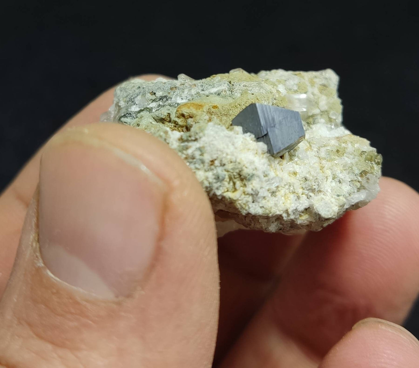 Anatase Crystal with chlorite quartz on matrix 29 grams