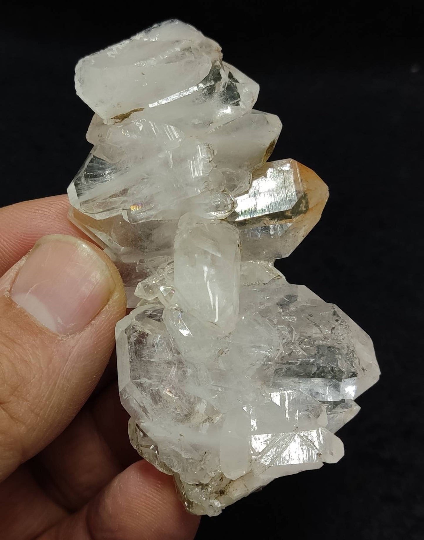 Clear faden quartz crystal 56 grams