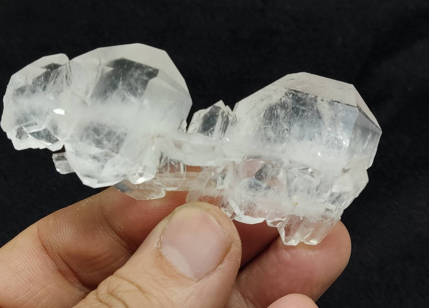 Clear faden quartz crystal 54 grams