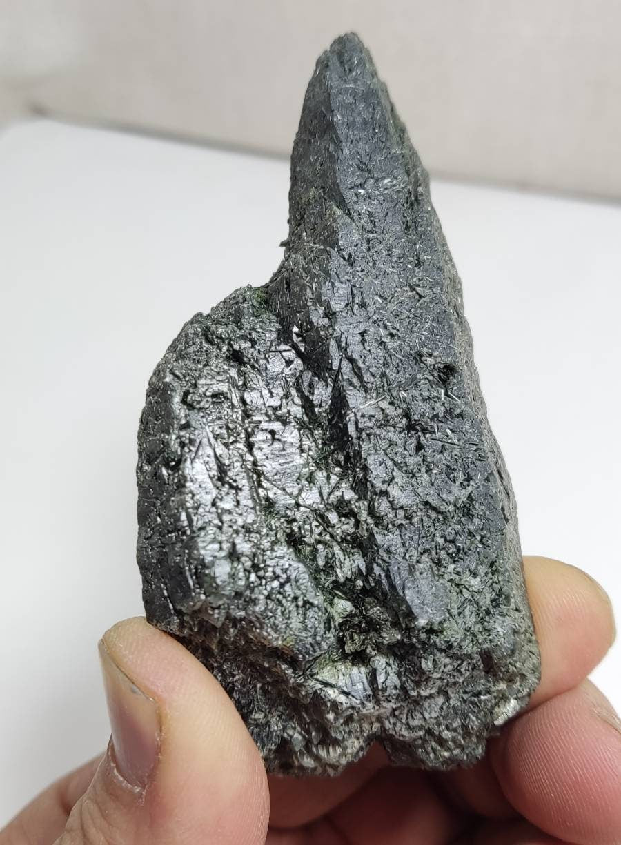 Natural terminated Chlorite Quartz crystal 148 grams